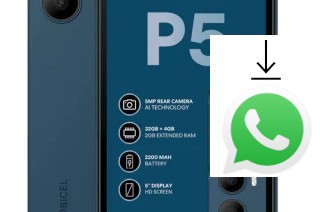 Cómo instalar WhatsApp en un Mobicel P5