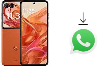 Cómo instalar WhatsApp en un Motorola razr 2024