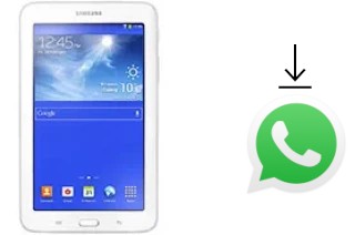 Cómo instalar WhatsApp en un Samsung Galaxy Tab 3 Lite 7.0 VE