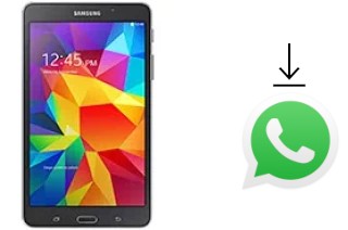 Cómo instalar WhatsApp en un Samsung Galaxy Tab 4 7.0 LTE