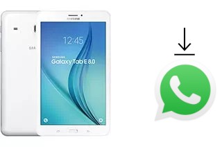 Cómo instalar WhatsApp en un Samsung Galaxy Tab E 8.0