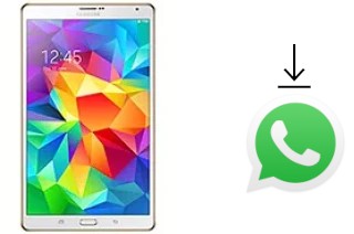 Cómo instalar WhatsApp en un Samsung Galaxy Tab S 8.4