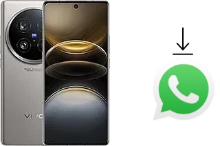 Cómo instalar WhatsApp en un vivo X100 Ultra
