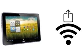 Generar QR con la clave Wifi en un Acer Iconia Tab A701
