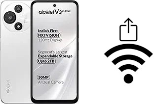 Generar QR con la clave Wifi en un alcatel V3 Classic