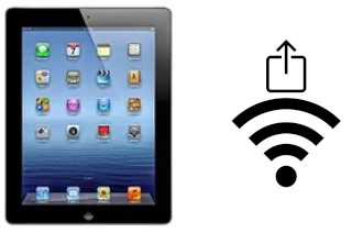 Cómo compartir la contraseña Wifi desde un Apple iPad 4 Wi-Fi + Cellular sin escribirla