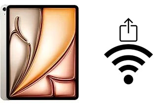 Cómo compartir la contraseña Wifi desde un Apple iPad Air 13 (2025) sin escribirla