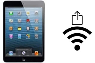 Cómo compartir la contraseña Wifi desde un Apple iPad mini Wi-Fi sin escribirla