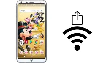 Generar QR con la clave Wifi en un Disney mobile DM-01K