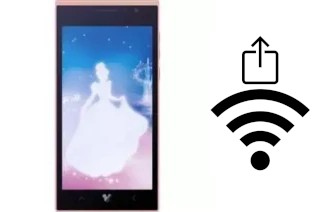 Generar QR con la clave Wifi en un Disney Mobile DM001C Princess