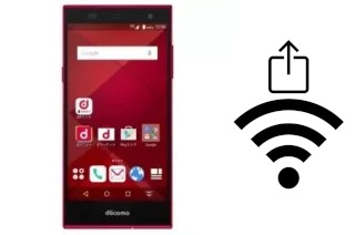 Generar QR con la clave Wifi en un DoCoMo F-01H