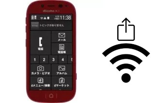 Generar QR con la clave Wifi en un DoCoMo F-06F