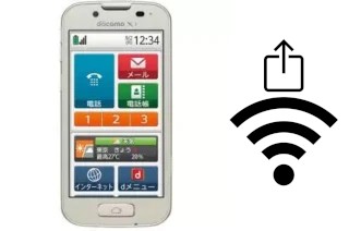 Generar QR con la clave Wifi en un DoCoMo F-08E