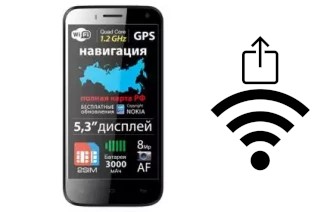 Generar QR con la clave Wifi en un Explay Navigator