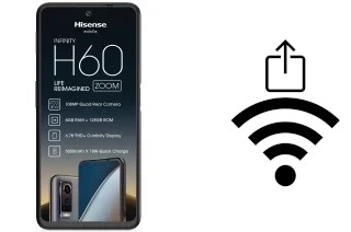 Generar QR con la clave Wifi en un HiSense H60 Zoom