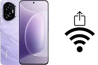 Generar QR con la clave Wifi en un Honor 300