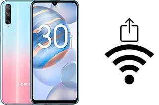 Generar QR con la clave Wifi en un Honor 30i