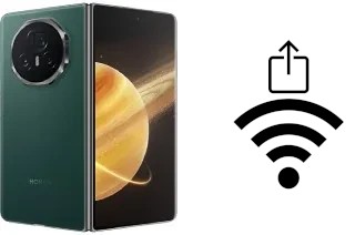 Generar QR con la clave Wifi en un Honor Magic V3