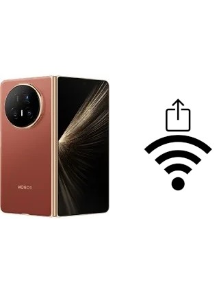 Generar QR con la clave Wifi en un Honor Magic V5