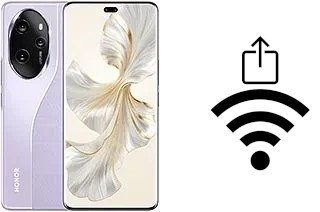 Generar QR con la clave Wifi en un Honor 100 Pro