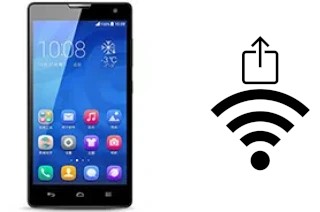 Generar QR con la clave Wifi en un Huawei Honor 3C