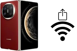 Generar QR con la clave Wifi en un Huawei Mate X6
