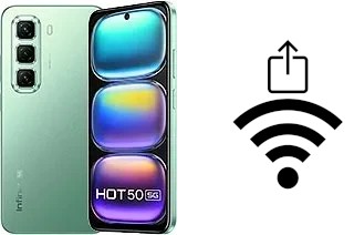 Generar QR con la clave Wifi en un Infinix Hot 50