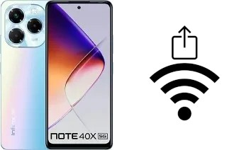 Generar QR con la clave Wifi en un Infinix Note 40X 5G