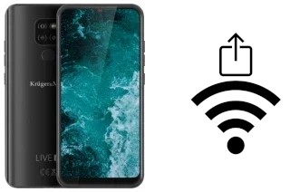 Generar QR con la clave Wifi en un Kruger-Matz LIVE 8