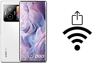 Generar QR con la clave Wifi en un Lava Blaze Duo