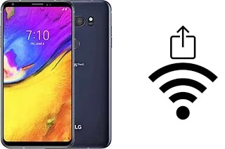 Generar QR con la clave Wifi en un LG V35 ThinQ