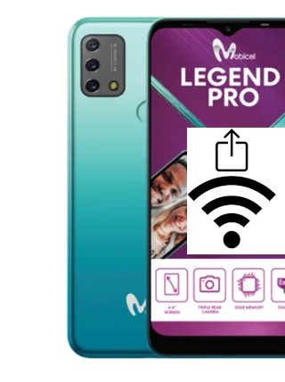 Generar QR con la clave Wifi en un Mobicel Legend Pro