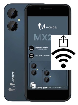 Generar QR con la clave Wifi en un Mobicel MX2 Plus