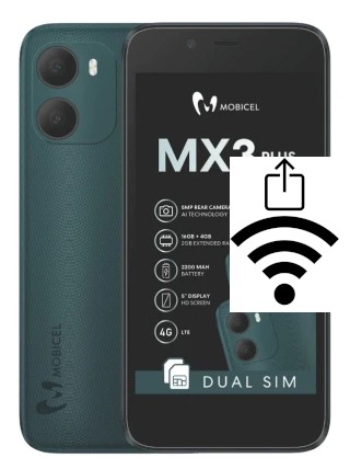 Generar QR con la clave Wifi en un Mobicel MX3 Plus