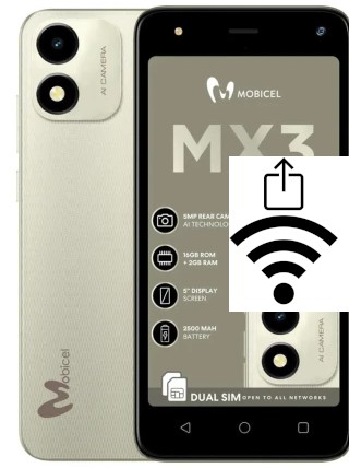 Generar QR con la clave Wifi en un Mobicel MX3