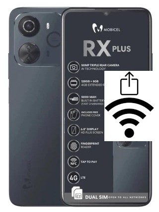 Generar QR con la clave Wifi en un Mobicel RX Plus