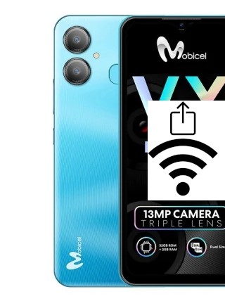 Generar QR con la clave Wifi en un Mobicel VX18
