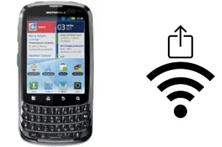 Generar QR con la clave Wifi en un Motorola Admiral XT603