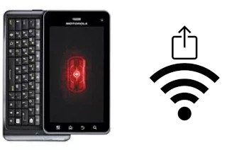 Generar QR con la clave Wifi en un Motorola DROID 3