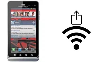 Generar QR con la clave Wifi en un Motorola MILESTONE 3 XT860