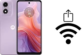 Generar QR con la clave Wifi en un Motorola Moto E14