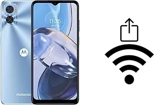 Generar QR con la clave Wifi en un Motorola Moto E22