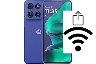 Generar QR con la clave Wifi en un Motorola Edge 60 Stylus