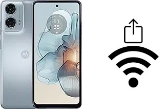 Generar QR con la clave Wifi en un Motorola Moto G24 Power