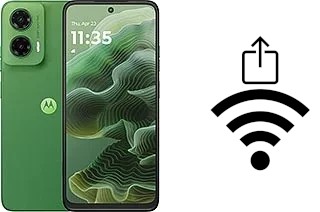 Generar QR con la clave Wifi en un Motorola Moto G35