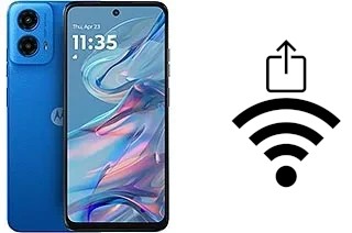 Generar QR con la clave Wifi en un Motorola Moto G45