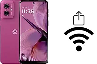 Generar QR con la clave Wifi en un Motorola Moto G55