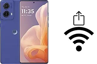Generar QR con la clave Wifi en un Motorola Moto G85