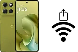 Generar QR con la clave Wifi en un Motorola Moto G86