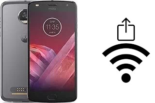 Generar QR con la clave Wifi en un Motorola Moto Z2 Play
